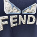 P75 FENDI* 芬迪* 2026春夏新款短袖T恤 定制纯棉字母logo厚板 颜色：黑色 白色 巧色 深蓝 码数：S M L XL XXL