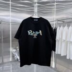 P80 PRA 2026秋冬新款 3D立体硅胶 360克圆领短袖 实物很棒 男女同款宽松版 尺码S M L XL XXL 五个码 黑色 白色 紫色