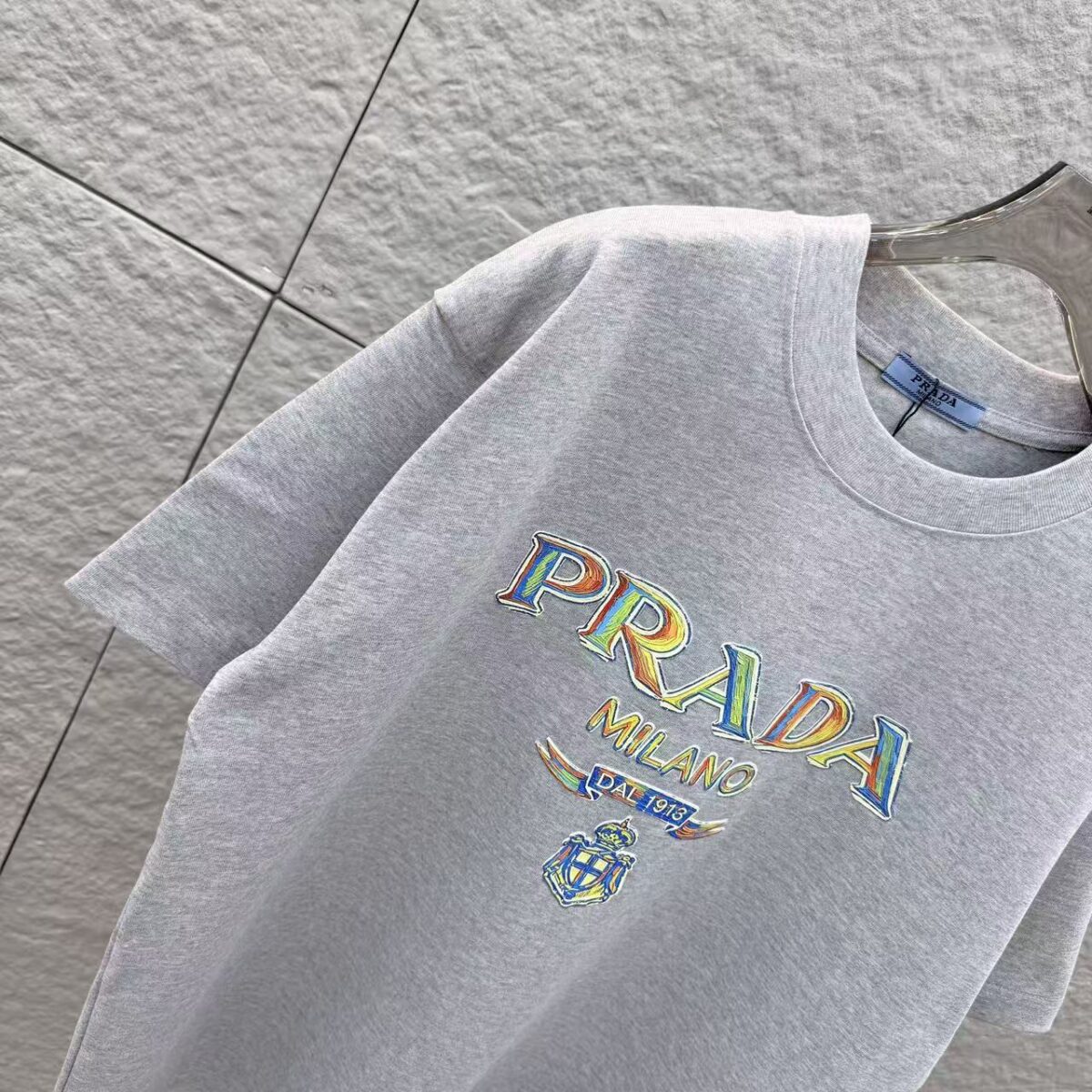 P80 PRA 2026秋冬新款 3D立体硅胶 360克圆领短袖 实物很棒 男女同款宽松版 尺码S M L XL XXL 五个码 黑色 白色 花灰