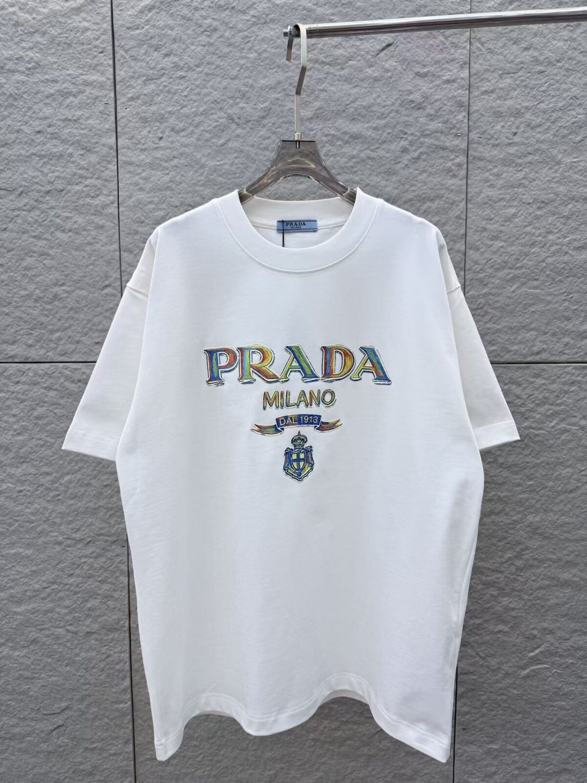 P80 PRA 2026秋冬新款 3D立体硅胶 360克圆领短袖 实物很棒 男女同款宽松版 尺码S M L XL XXL 五个码 黑色 白色 花灰