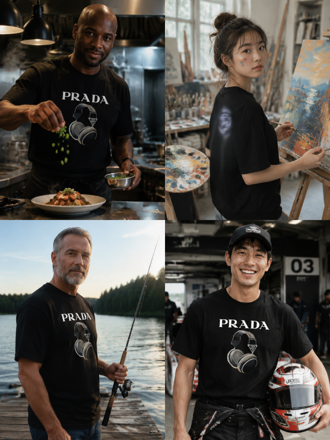 weigou_196296_7_49d7ccc1dd P70 普拉达PRADA 新款直喷工艺 高品质280克重磅短袖T恤,进口兄弟数码白墨直喷工艺 彰显不羁的个性与强大的气场 纯棉32支双纱面料,两遍缩水工艺,立体裁剪,面布做了蚀毛,手感非常好,亲肤透气,微宽松版型,上身舒适! 日本Brother进口机数码直喷。色彩还原度 %,杜邦进口环保颜料,色牢度5级,经测验,洗涤100次,褪色程度不到1% 单品时尚感满满.日常出街或休闲都很百搭,轻松驾驭各种风格。色彩超鲜艳还透气,夏季必备 颜色:黑色/白色 码数:S-XL
