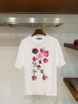 P70 普拉达PRADA 新款直喷工艺 高品质280克重磅短袖T恤，进口兄弟数码白墨直喷工艺 彰显不羁的个性与强大的气场 纯棉32支双纱面料，两遍缩水工艺，立体裁剪，面布做了蚀毛，手感非常好，亲肤透气，微宽松版型，上身舒适！ 日本Brother进口机数码直喷。色彩还原度 %，杜邦进口环保颜料，色牢度5级，经测验，洗涤100次，褪色程度不到1% 单品时尚感满满.日常出街或休闲都很百搭，轻松驾驭各种风格。色彩超鲜艳还透气，夏季必备 颜色：黑色/白色 码数：S-XL