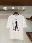 P70 普拉达PRADA 新款直喷工艺 高品质280克重磅短袖T恤，进口兄弟数码白墨直喷工艺 彰显不羁的个性与强大的气场 纯棉32支双纱面料，两遍缩水工艺，立体裁剪，面布做了蚀毛，手感非常好，亲肤透气，微宽松版型，上身舒适！ 日本Brother进口机数码直喷。色彩还原度 %，杜邦进口环保颜料，色牢度5级，经测验，洗涤100次，褪色程度不到1% 单品时尚感满满.日常出街或休闲都很百搭，轻松驾驭各种风格。色彩超鲜艳还透气，夏季必备 颜色：黑色/白色 码数：S-XL
