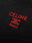 weigou_198509_5_8f1210df9d P80 Celine 刺绣口袋短袖 定制纯棉平纹丝光布 柔软细腻 舒适贴肤 以一抹深邃黑诠释低调奢华 樱桃红的丝线Logo刺绣在面料上翩翩起舞 CELINE PARIS TRIOMPHE刺绣饰以胸前口袋 对克制美学的极致诠释 拥有不费力的优雅 以简驭繁 以质胜量 尽显品味 工艺1:采用进口机刺绣工艺 使用先进的计算机控制系统和精密的机械部件 实现Celine 字母刺绣作业 精度高 线条流畅而细腻 工艺2: 面料都经过浇洗 手感质感更佳 不易变形 不易缩水 不易褪色 保持长久的美观 辅料: 定制1:1 Celine商标 版型: 宽松版型 尺码: XS S M L