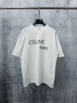 weigou_198511_0_158ee40364 P65 【CELINE】赛琳字母log印花情侣款短袖T恤 采用高成本280克双股双纱纯棉面料 厚实挺阔 立体os剪裁版型 时尚百搭 网红同款 匠心款 简约中透漏着时尚的气息 男女同款 原版主麦水洗吊牌防潮纸包装👍 颜色:黑色 白色 尺码:XS-L
