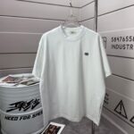 P75 Celi* 塞琳 塞林 2026春夏款 简约字母刺绣工艺个性logo 定制双纱平纹纯棉面料 短袖T恤 男女同款 颜色：黑色 白色 绿色 紫色 尺码： S （90-130斤） M （120-150斤） L （140-165斤） XL （160-180斤） XXL （180-210斤）