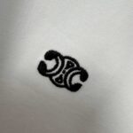 P75 Celi* 塞琳 塞林 2026春夏款 简约字母刺绣工艺个性logo 定制双纱平纹纯棉面料 短袖T恤 男女同款 颜色：黑色 白色 绿色 紫色 尺码： S （90-130斤） M （120-150斤） L （140-165斤） XL （160-180斤） XXL （180-210斤）