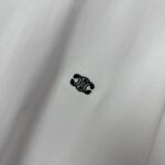 P75 Celi* 塞琳 塞林 2026春夏款 简约字母刺绣工艺个性logo 定制双纱平纹纯棉面料 短袖T恤 男女同款 颜色：黑色 白色 绿色 紫色 尺码： S （90-130斤） M （120-150斤） L （140-165斤） XL （160-180斤） XXL （180-210斤）