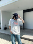 P70 Celine/赛琳 印花Logo百搭潮流纯棉短袖T恤男女同款 吊牌 领标 水洗唛 三标齐全 定织定染280克精梳棉面料 尺码：S-XXL 颜色：黑色，白色