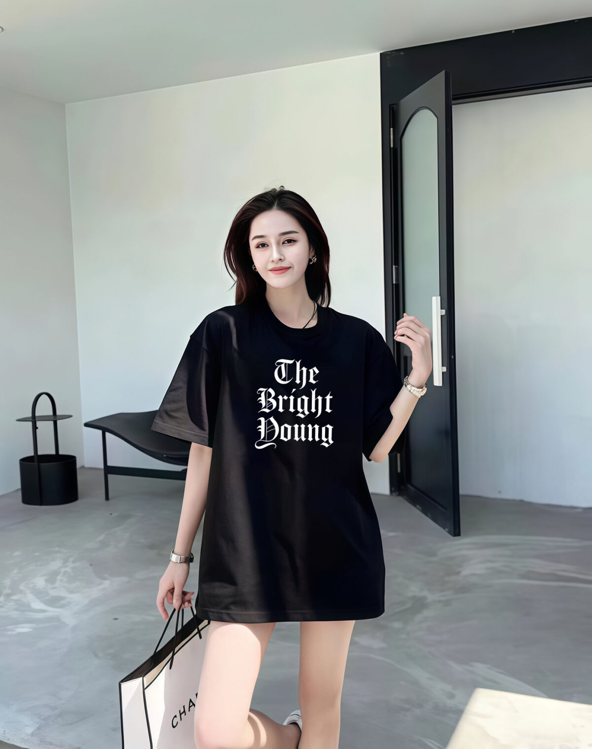 P70 Celine/赛琳 印花Logo百搭潮流纯棉短袖T恤男女同款 吊牌 领标 水洗唛 三标齐全 定织定染280克精梳棉面料 尺码：S-XXL 颜色：黑色，白色