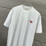 P75 Celi* 塞琳 塞林 2026春夏款 简约字母刺绣工艺个性logo 定制双纱平纹纯棉面料 短袖T恤 男女同款 颜色：黑色 白色 花灰色 尺码： S （90-130斤） M （120-150斤） L （140-165斤） XL （160-180斤） XXL （180-210斤）