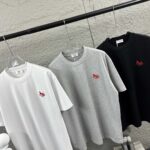 P75 Celi* 塞琳 塞林 2026春夏款 简约字母刺绣工艺个性logo 定制双纱平纹纯棉面料 短袖T恤 男女同款 颜色：黑色 白色 花灰色 尺码： S （90-130斤） M （120-150斤） L （140-165斤） XL （160-180斤） XXL （180-210斤）