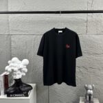 P75 Celi* 塞琳 塞林 2026春夏款 简约字母刺绣工艺个性logo 定制双纱平纹纯棉面料 短袖T恤 男女同款 颜色：黑色 白色 花灰色 尺码： S （90-130斤） M （120-150斤） L （140-165斤） XL （160-180斤） XXL （180-210斤）