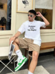 P70 Celine/赛琳 印花Logo百搭潮流纯棉短袖T恤男女同款 吊牌 领标 水洗唛 三标齐全 定织定染280克精梳棉面料 尺码：S-XXL 颜色：黑色，白色
