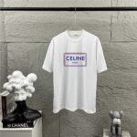 P75 Celi* 塞琳 塞林 2026春夏款 简约字母烫画工艺个性logo 定制双纱平纹纯棉面料 短袖T恤 男女同款 颜色：黑色 白色 花灰色 尺码： S （90-130斤） M （120-150斤） L （140-165斤） XL （160-180斤） XXL （180-210斤）