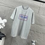 weigou_199396_1_be956e0868 P75 Celi* 塞琳 塞林 2026春夏款 简约字母烫画工艺个性logo 定制双纱平纹纯棉面料 短袖T恤 男女同款 颜色:黑色 白色 花灰色 尺码: S (90-130斤) M (120-150斤) L (140-165斤) XL (160-180斤) XXL (180-210斤)