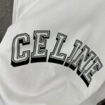 P75 Celi* 塞琳 塞林 2026春夏款 简约字母立体植绒工艺个性logo 定制双纱平纹纯棉面料 短袖T恤 男女同款 颜色：黑色 白色 尺码： S （90-130斤） M （120-150斤） L （140-165斤） XL （160-180斤） XXL （180-210斤）