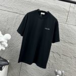 P75 Celi* 塞琳 塞林 2026春夏款 简约字母立体刺绣工艺个性logo 定制双纱平纹纯棉面料 短袖T恤 男女同款 颜色：黑色 白色 花灰色 安哥拉红色 尺码： S （90-130斤） M （120-150斤） L （140-165斤） XL （160-180斤） XXL （180-210斤）