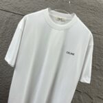 P75 Celi* 塞琳 塞林 2026春夏款 简约字母立体刺绣工艺个性logo 定制双纱平纹纯棉面料 短袖T恤 男女同款 颜色：黑色 白色 花灰色 安哥拉红色 尺码： S （90-130斤） M （120-150斤） L （140-165斤） XL （160-180斤） XXL （180-210斤）