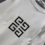 P75 GIVENC* 纪梵希* 2026春夏新款短袖T恤 定制纯棉字母logo植绒 颜色：黑色 白色 深红 棕色 码数：S M L XL XXL