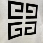 P75 GIVENC* 纪梵希* 2026春夏新款短袖T恤 定制纯棉字母logo植绒 颜色：黑色 白色 深红 棕色 码数：S M L XL XXL