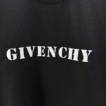 P75 GIVENC* 纪梵希* 2026春夏新款短袖T恤 定制纯棉字母logo植绒 颜色：黑色 白色 深红 棕色 码数：S M L XL XXL