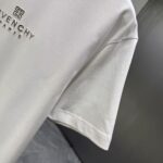 P75 GIVENC* 纪梵希* 2026春夏新款短袖T恤 定制纯棉字母logo厚板 颜色：黑色 白色 深红 黄色 码数：S M L XL XXL