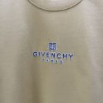 P75 GIVENC* 纪梵希* 2026春夏新款短袖T恤 定制纯棉字母logo厚板 颜色：黑色 白色 深红 黄色 码数：S M L XL XXL