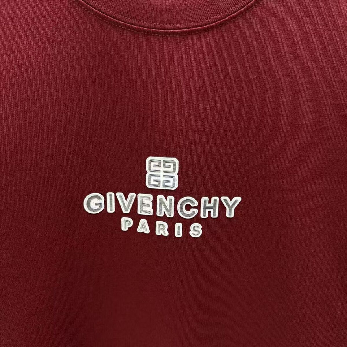 P75 GIVENC* 纪梵希* 2026春夏新款短袖T恤 定制纯棉字母logo厚板 颜色：黑色 白色 深红 黄色 码数：S M L XL XXL