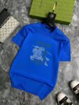 P70 品牌： 巴宝莉 (胖子福音)原单男士休闲短袖T恤，2026春夏新品，定制胸前顶级logo 工艺、搭配整件细节 品质及剪裁设计都堪称一流，定制进口丝光棉面料！型格十足，配色轻熟百搭。M-5XL(穿到220斤)