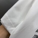 P80 bbr～ 植绒字母2026新款休闲纯棉上衣 280g抗菌短袖tee 负离子上身十分舒适，男女同款半袖，落肩宽松版型 颜色: 黑色 白色 咖啡色 尺码：S（90-130斤） M（125-150斤） L（135-165斤） XL（160-190斤） XXL（185-220斤）