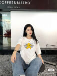 P70 Burberry/巴宝莉 印花Logo百搭潮流短袖T恤男女同款 吊牌 领标 水洗唛 三标齐全 定织定染280克精梳棉面料 尺码：S-XXL