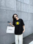 P70 Burberry/巴宝莉 印花Logo百搭潮流短袖T恤男女同款 吊牌 领标 水洗唛 三标齐全 定织定染280克精梳棉面料 尺码：S-XXL