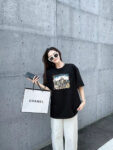P70 Burberry/巴宝莉 印花Logo百搭潮流短袖T恤男女同款 吊牌 领标 水洗唛 三标齐全 定织定染280克精梳棉面料 尺码：S-XXL