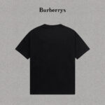 P70 Burberry/巴宝莉 印花Logo百搭潮流短袖T恤男女同款 吊牌 领标 水洗唛 三标齐全 定织定染280克精梳棉面料 尺码：S-XXL