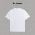 P70 Burberry/巴宝莉 印花Logo百搭潮流短袖T恤男女同款 吊牌 领标 水洗唛 三标齐全 定织定染280克精梳棉面料 尺码：S-XXL