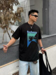 P70 Burberry/巴宝莉 印花Logo百搭潮流短袖T恤男女同款 吊牌 领标 水洗唛 三标齐全 定织定染280克精梳棉面料 尺码：S-XXL