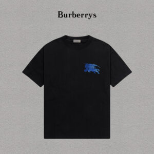 weigou_203182_0_b159f9be4a P70 Burberry/巴宝莉 印花Logo百搭潮流短袖T恤男女同款 吊牌 领标 水洗唛 三标齐全 定织定染280克精梳棉面料 尺码:S-XXL