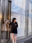P70 Burberry/巴宝莉 印花Logo百搭潮流短袖T恤男女同款 吊牌 领标 水洗唛 三标齐全 定织定染280克精梳棉面料 尺码：S-XXL