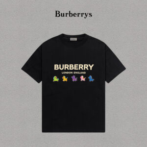 weigou_203293_0_d02bb08a13 P70 Burberry/巴宝莉 印花Logo百搭潮流短袖T恤男女同款 吊牌 领标 水洗唛 三标齐全 定织定染280克精梳棉面料 尺码:S-XXL