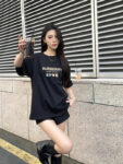 P70 Burberry/巴宝莉 印花Logo百搭潮流短袖T恤男女同款 吊牌 领标 水洗唛 三标齐全 定织定染280克精梳棉面料 尺码：S-XXL