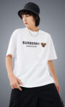 P70 Burberry/巴宝莉 印花Logo百搭潮流短袖T恤男女同款 吊牌 领标 水洗唛 三标齐全 定织定染280克精梳棉面料 尺码：S-XXL