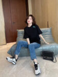 P70 Burberry/巴宝莉 印花Logo百搭潮流短袖T恤男女同款 吊牌 领标 水洗唛 三标齐全 定织定染280克精梳棉面料 尺码：S-XXL