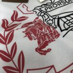 P75 🌟BUR*BERRY 巴宝莉 2025最新款情侣款圆领短袖 情侣T恤～ 春夏新品 高品质 🔥🔥时尚百搭潮款 定制进口面料 ！穿着舒适 透气 时尚不失个性 上身休闲随性 帅气有型 彰显大牌气质。三标齐全！！ 颜色：黑色 白色 尺码：M-XXXL