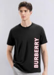 P70 Burberry/巴宝莉 印花Logo百搭潮流短袖T恤男女同款 吊牌 领标 水洗唛 三标齐全 定织定染280克精梳棉面料 尺码：S-XXL