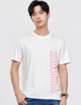 P70 Burberry/巴宝莉 印花Logo百搭潮流短袖T恤男女同款 吊牌 领标 水洗唛 三标齐全 定织定染280克精梳棉面料 尺码：S-XXL