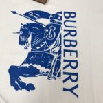 P75 Bur*berry 巴宝莉 26SS最新款战马骑士系列情侣款短袖T恤～品牌logo重工艺设计～面料上身舒适透气，不僵硬，修身的剪裁，采用高定定制纯棉面料！上身舒适有型，内搭单穿都完全没问题，时尚潮人必备！！！ 颜色：黑色 白色 码数：M-XXXL