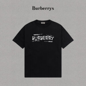 weigou_203689_0_159e548ebb P70 Burberry/巴宝莉 印花Logo百搭潮流短袖T恤男女同款 吊牌 领标 水洗唛 三标齐全 定织定染280克精梳棉面料 尺码:S-XXL