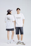 P70 Burberry/巴宝莉 印花Logo百搭潮流短袖T恤男女同款 吊牌 领标 水洗唛 三标齐全 定织定染280克精梳棉面料 尺码：S-XXL