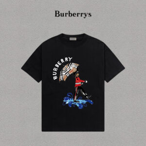 weigou_203798_0_92018ae298 P70 Burberry/巴宝莉 印花Logo百搭潮流短袖T恤男女同款 吊牌 领标 水洗唛 三标齐全 定织定染280克精梳棉面料 尺码:S-XXL